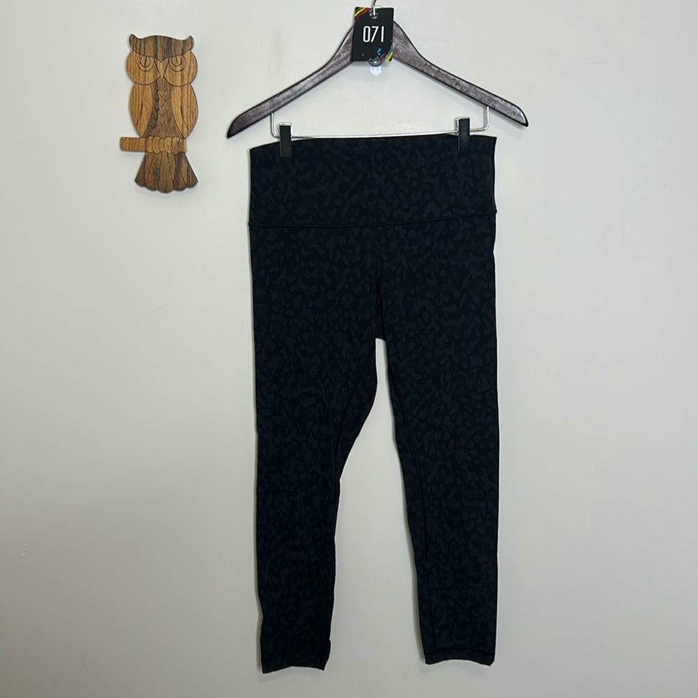 Lululemon Wunder Under High Rise Tight 25” Formation Camo Deep Coal Multi